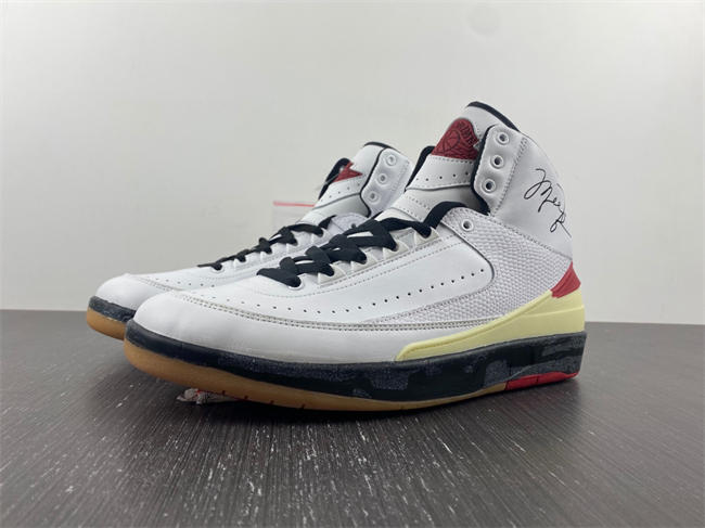 Air Jordan 2 x Off White HighWhite Red DJ4375-101
