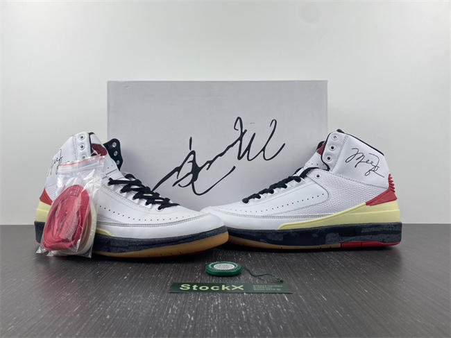 Air Jordan 2 x Off White HighWhite Red DJ4375-101