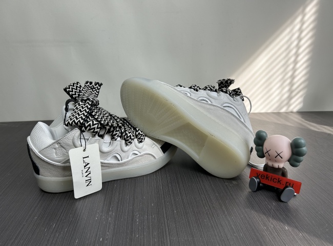 Lanvin Leather Curb Sneaker