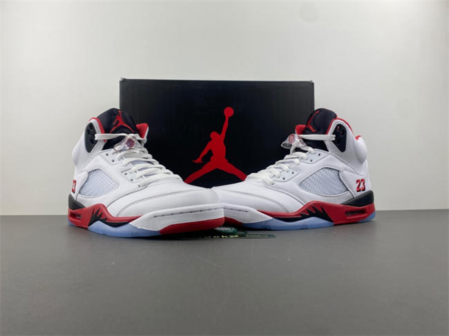 Air Jordan 5 “Fire Red Black Tongue” HQ7978-101